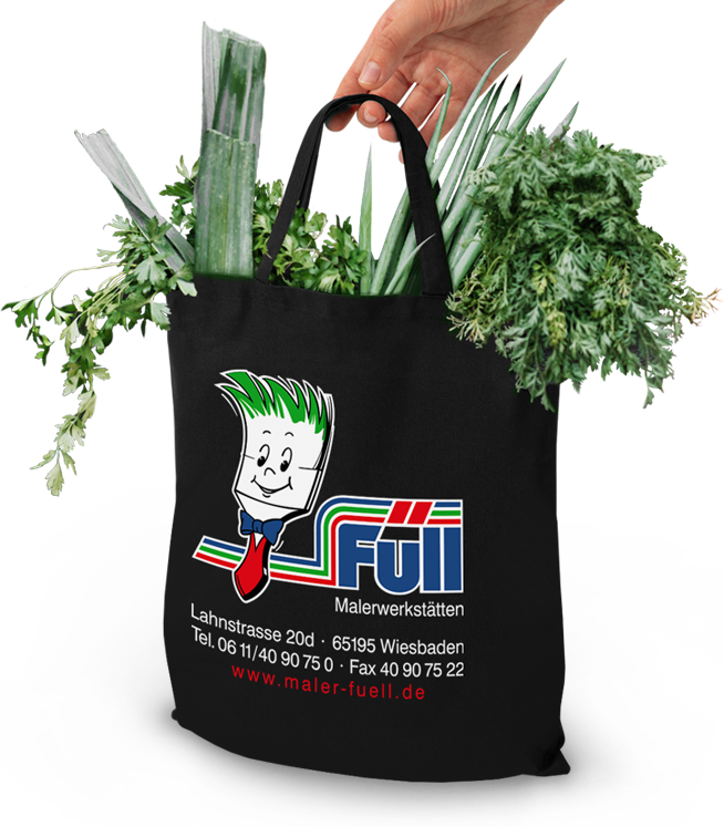 Baumwolltaschen mit Firmenlogo bedruckt