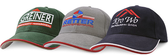 Bestickte Caps