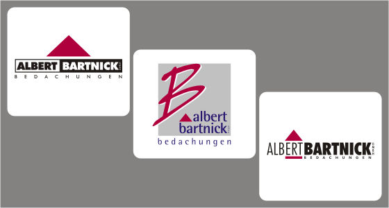 Logo-Entwürfe Bartnick Bedachungen