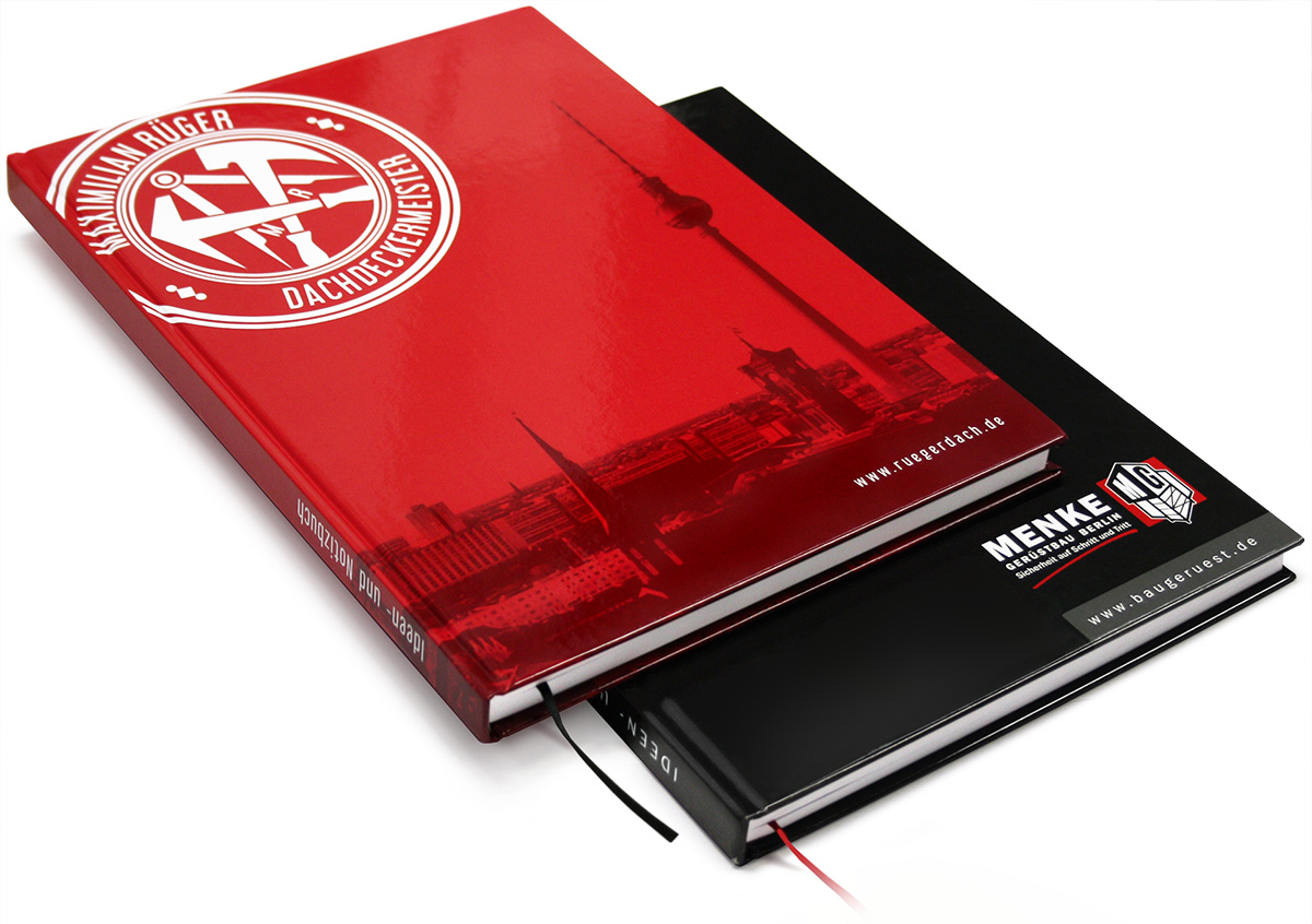 Aufmassbücher/Notizbuecher mit Hardcover